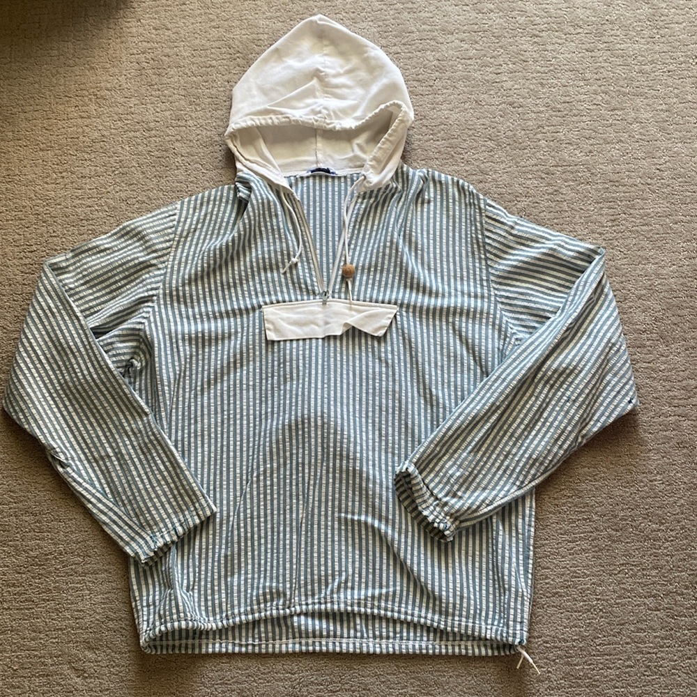 Stripped Quarter Zip